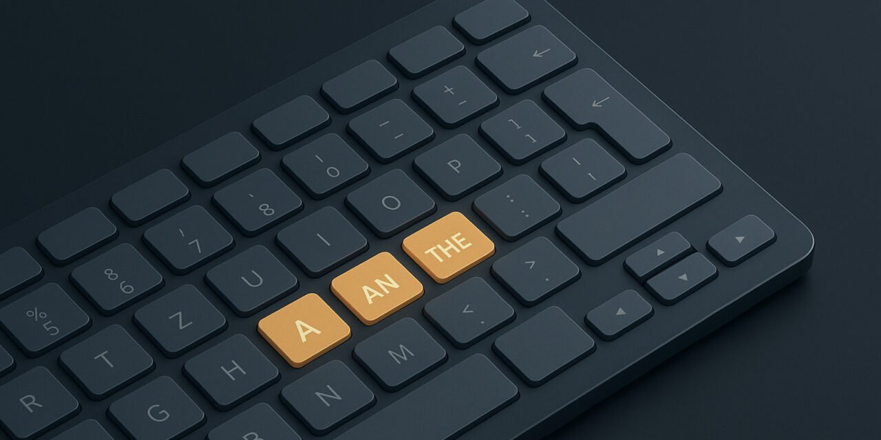 Articles Aren’t Optional